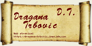 Dragana Trbović vizit kartica